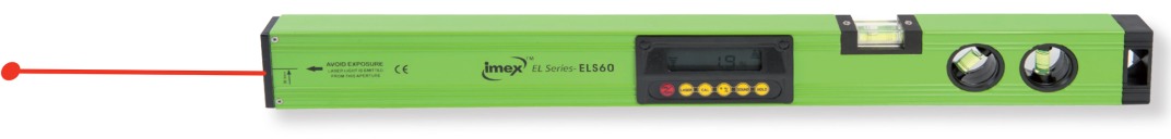 IMEX EL60L 600MM DIGITAL LEVEL + LASER POINT